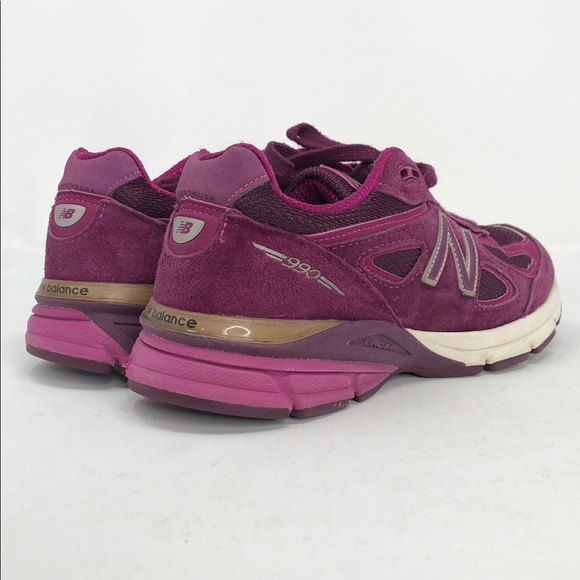 New Balance Women’s 990v4 Made In USA Dark W990DM4 Mulberry Running Shoes-Size 8 - Picture 12 of 14